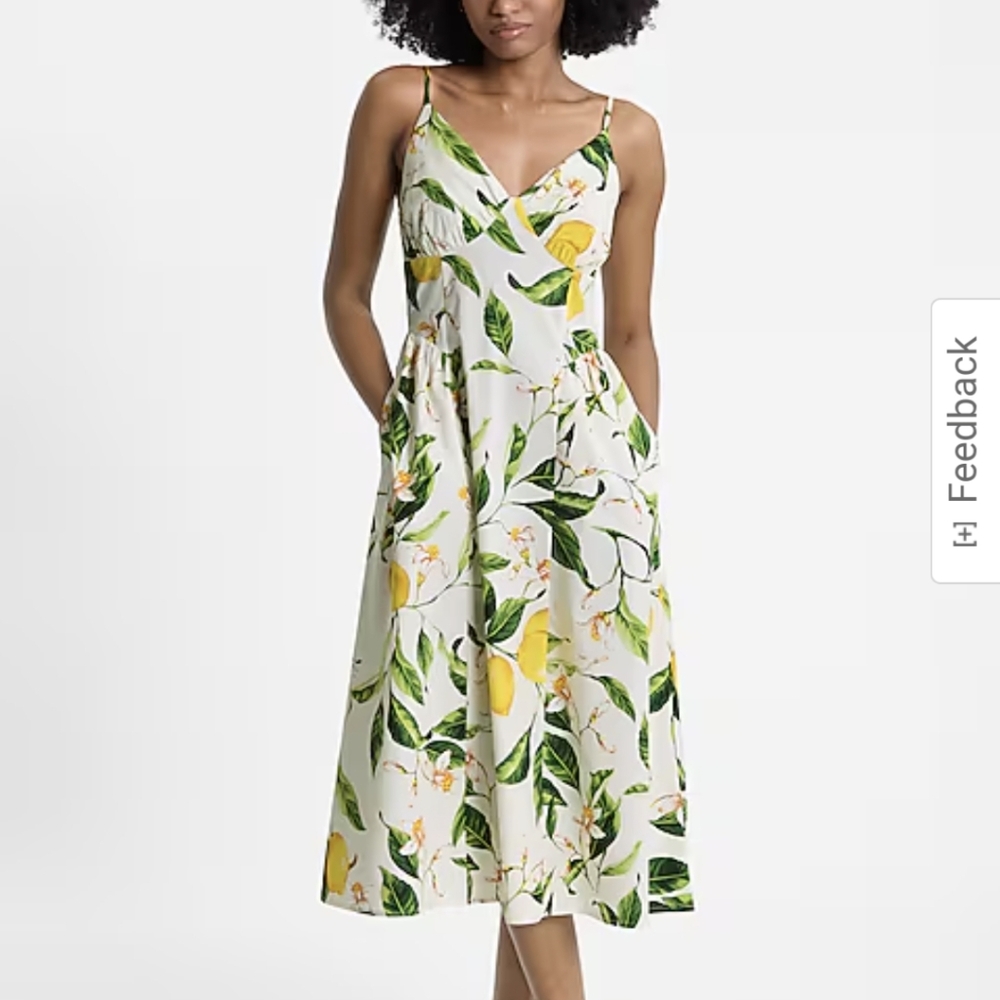 Floral Print Midi Dress